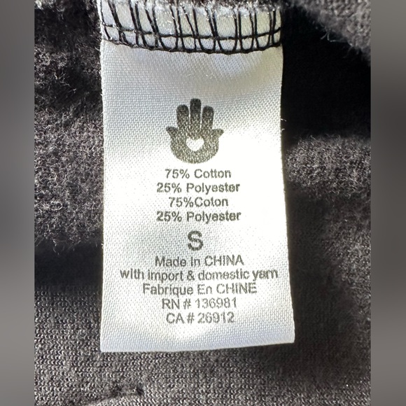 Authentic Spiritual Gangster Black Velour hoodie - Picture 9 of 13